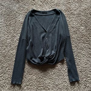Urban Outfitters Out From Under Jojo Oversized Thermal Top